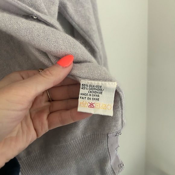 STUNNING ✨ VINTAGE HOLT RENFREW SIZE SMALL 55% SILK 45% CASHMERE - Picture 5 of 8